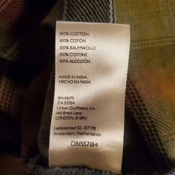 Free People Izzie Cargo Shirt Womens XL Olive Combo Oversized - Picture 5 of 5